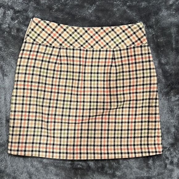113. Ann Taylor Y2k Plaid Mini Skirt NWOT Size 2P - Picture 10 of 13